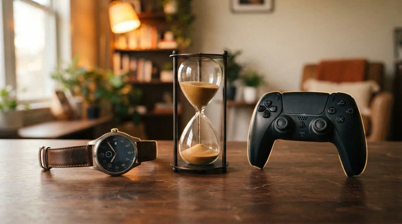 Tre sagome stilizzate di giocatori con caratteristiche diverse (l'orologio per chi ha fretta, la clessidra per chi ha tempo, il joystick per l'assiduo) accanto ai tre bonus più adatti a ciascun profilo